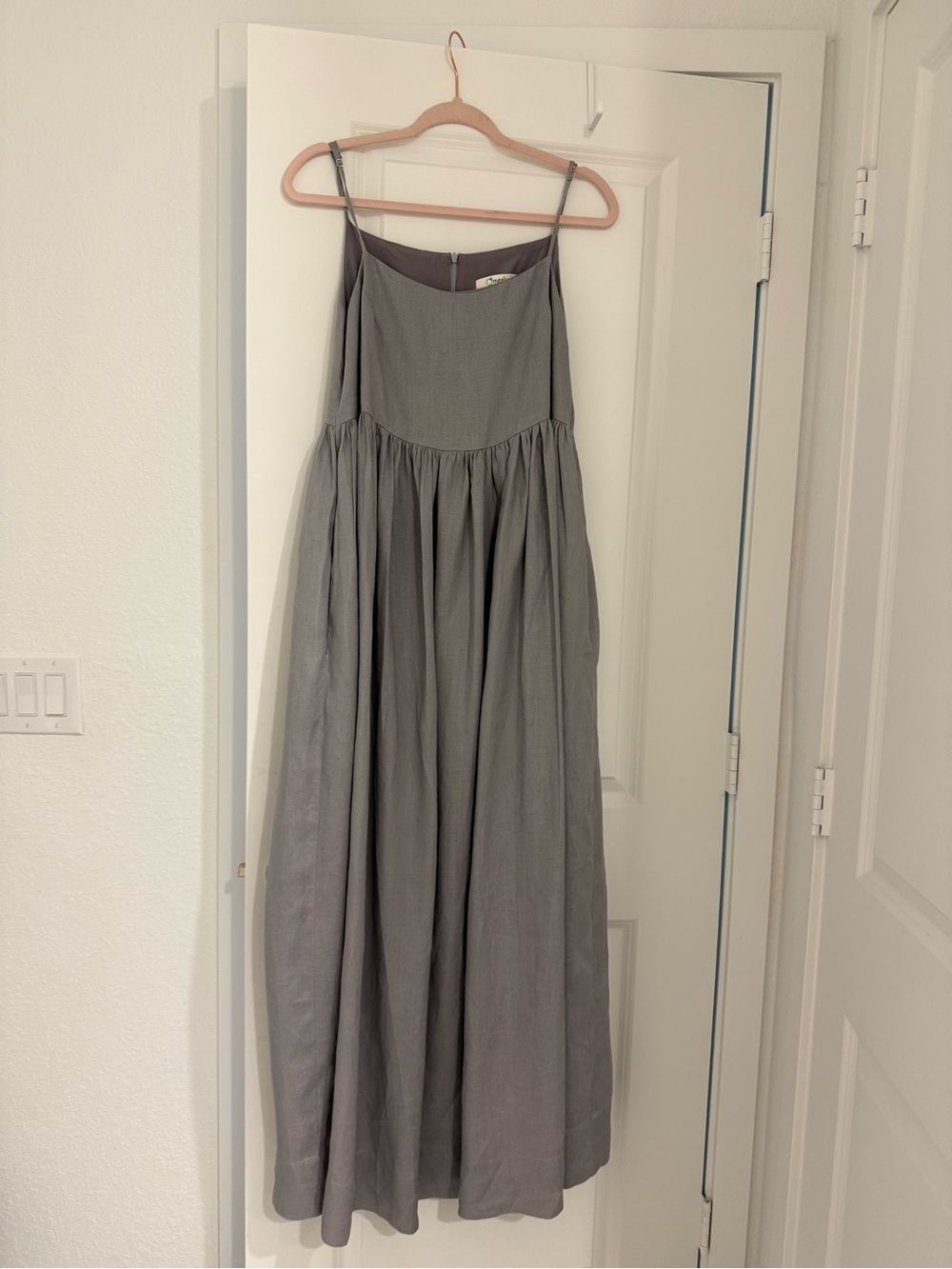 100% Linen Maxi Dress